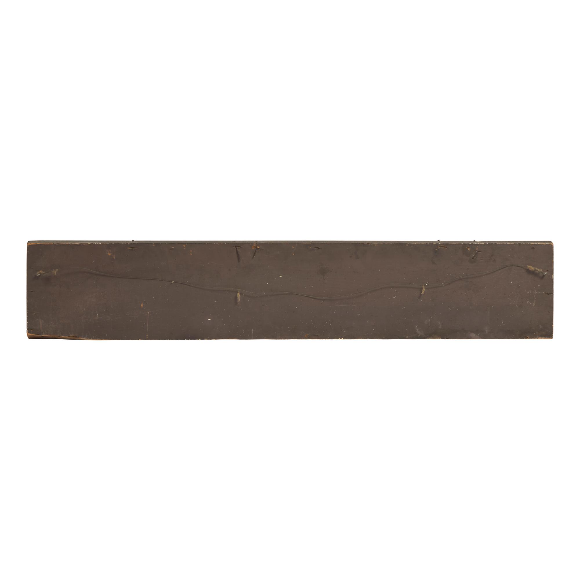 A Painted Wood "Billiards" Trade Sign