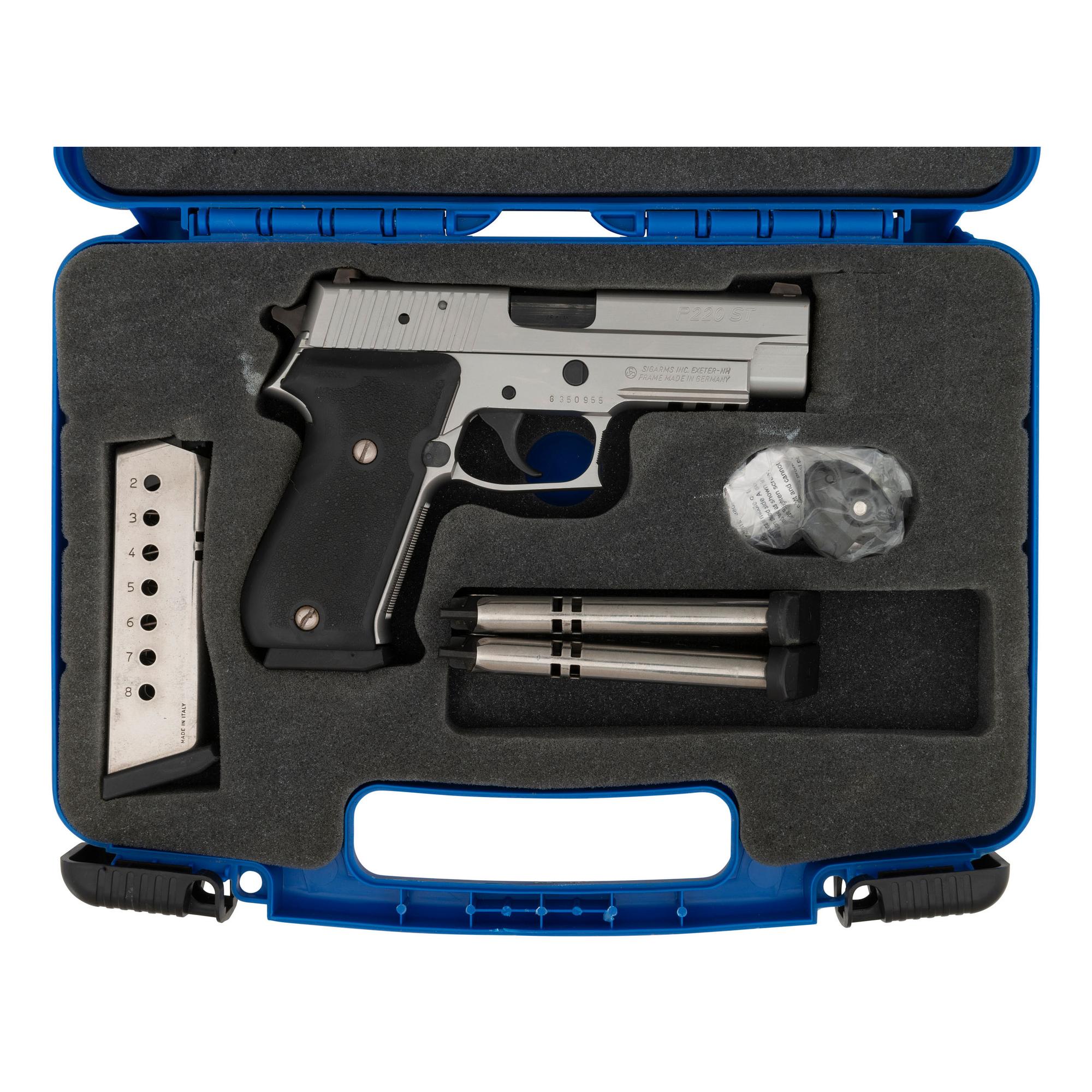 *Sig Sauer P220STEX Pistol in Box with Accessories