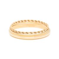 COLLECTION OF YELLOW GOLD BANGLE BRACELETS
