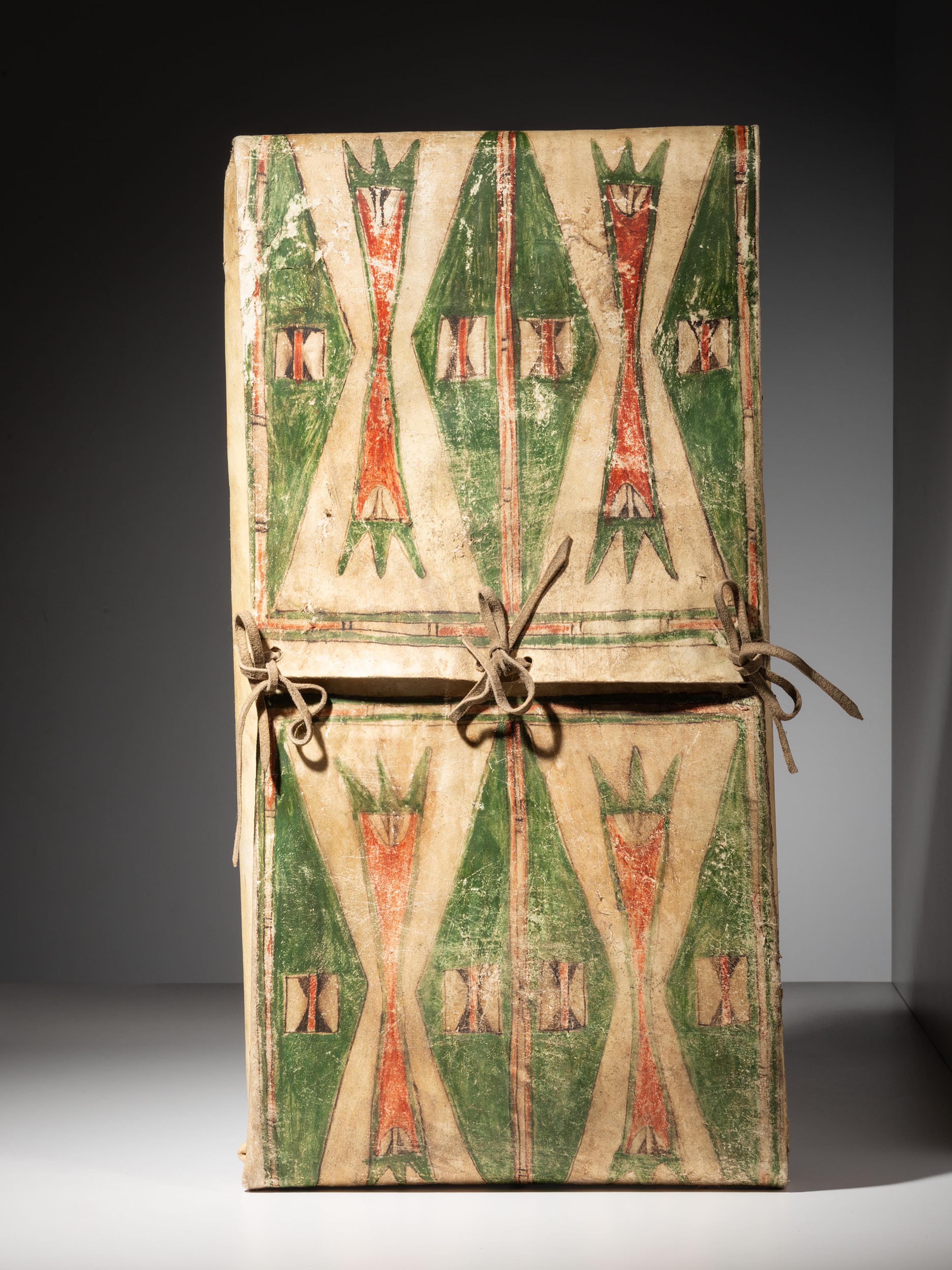 Cheyenne Painted Parfleche Envelope