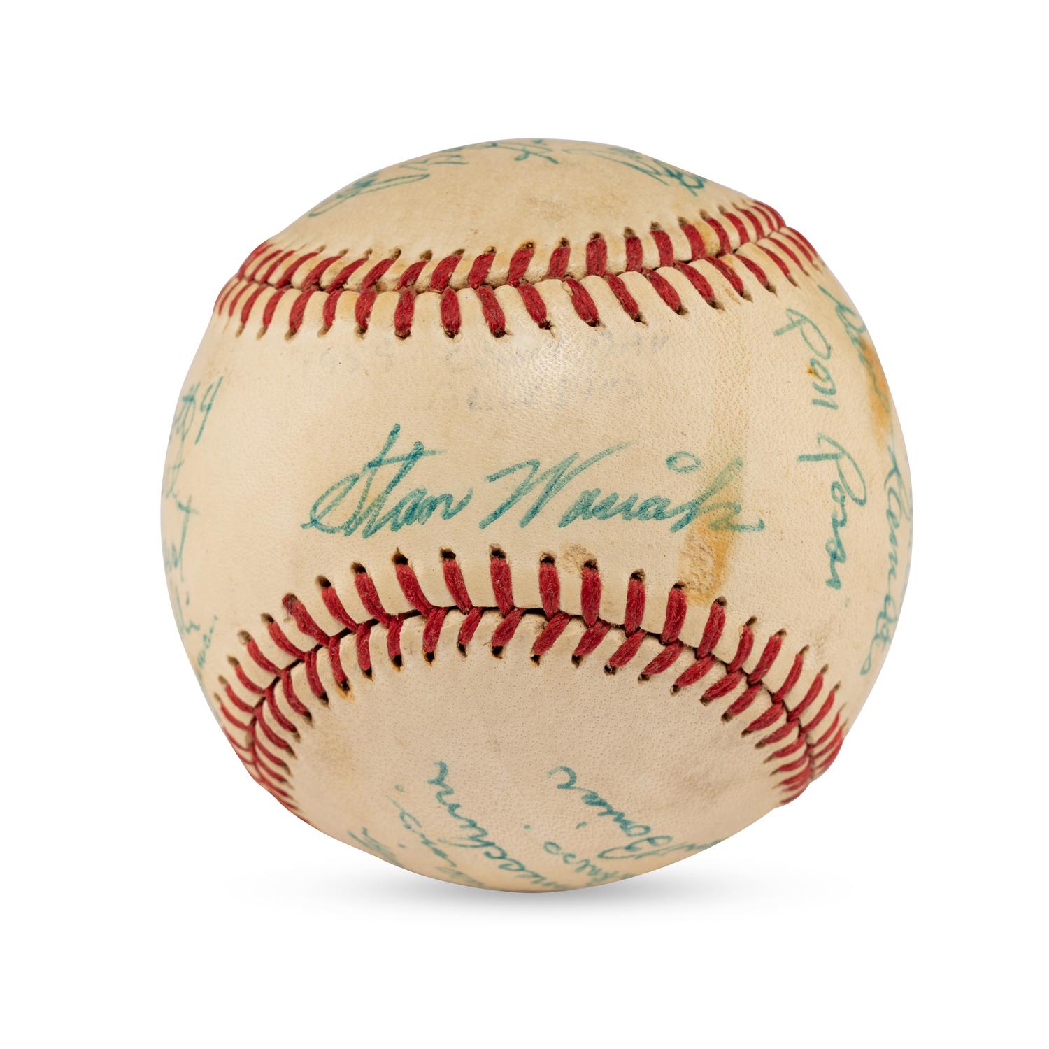 A 1959 Green Bay Blue Jays Team Signed Autograph Baseball