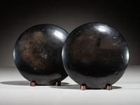 Backware Plates, Matched Pair 1925-1943