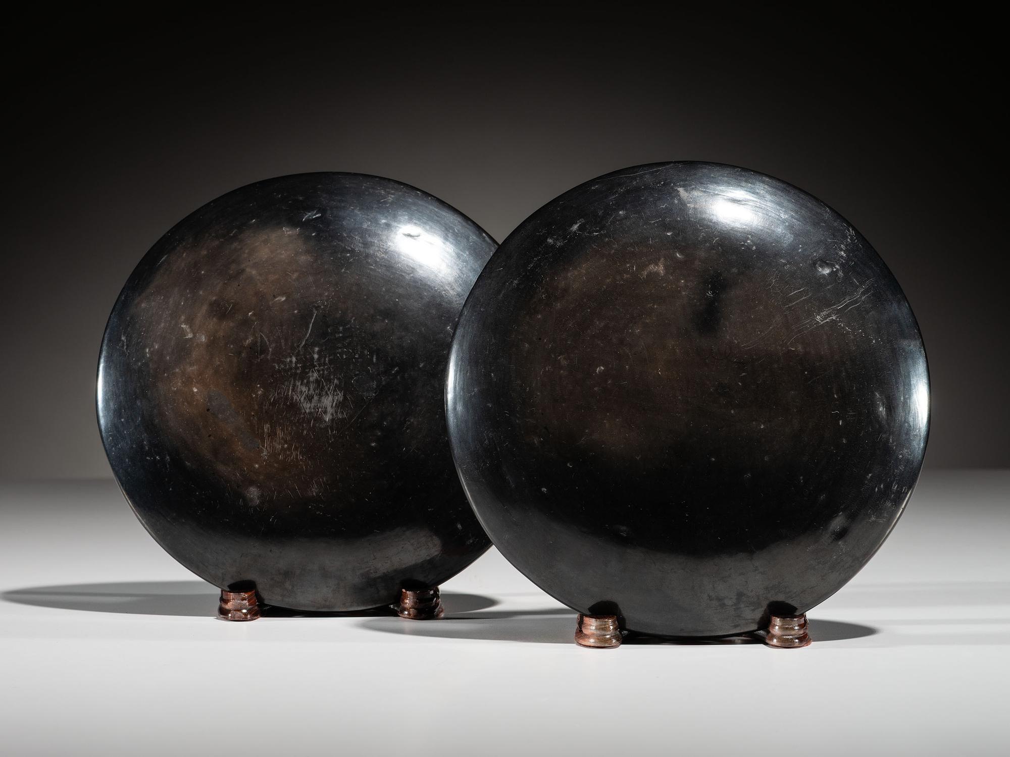 Backware Plates, Matched Pair 1925-1943