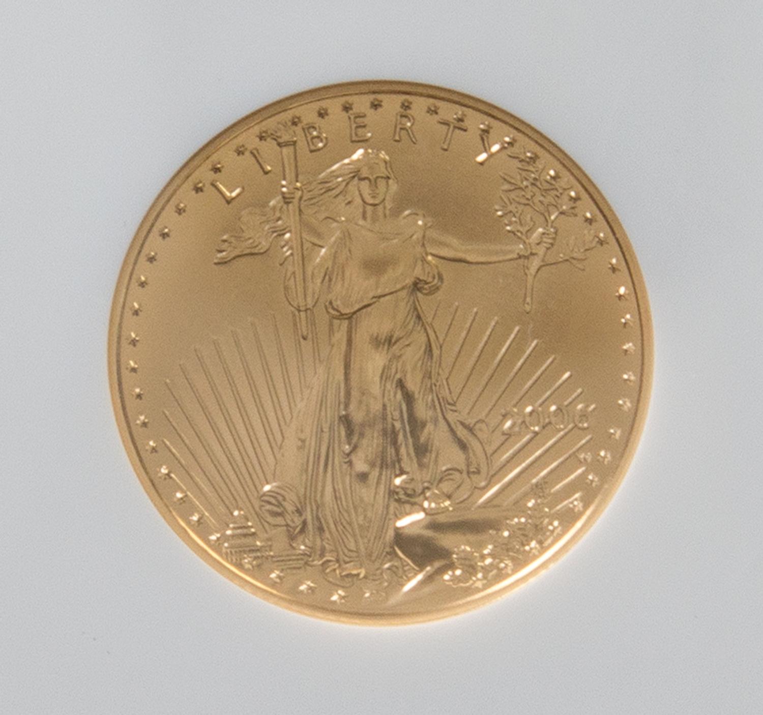 A United States 2006 Eagle $25 Gold Coin