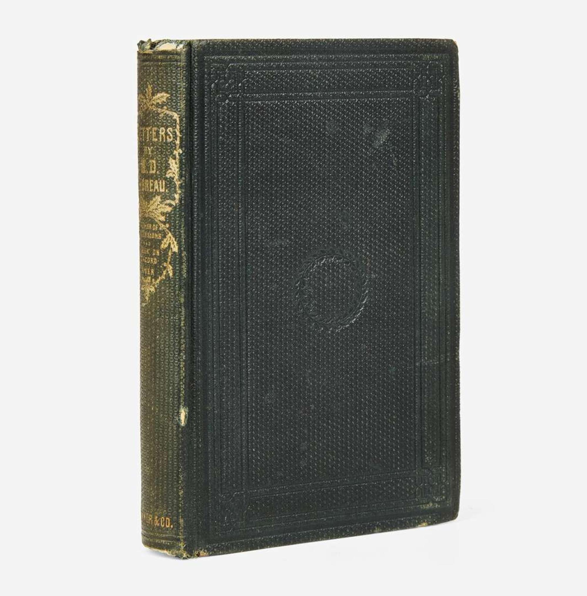 [Literature] Thoreau, Henry D. Letters To Various Persons