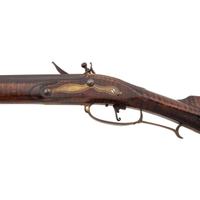 Contemporary Fullstock Flintlock Rifle by John Bivens