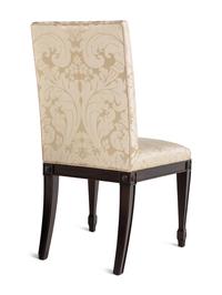 A Set of Sixteen Contemporary Damask-Upholstered Dining Chairs