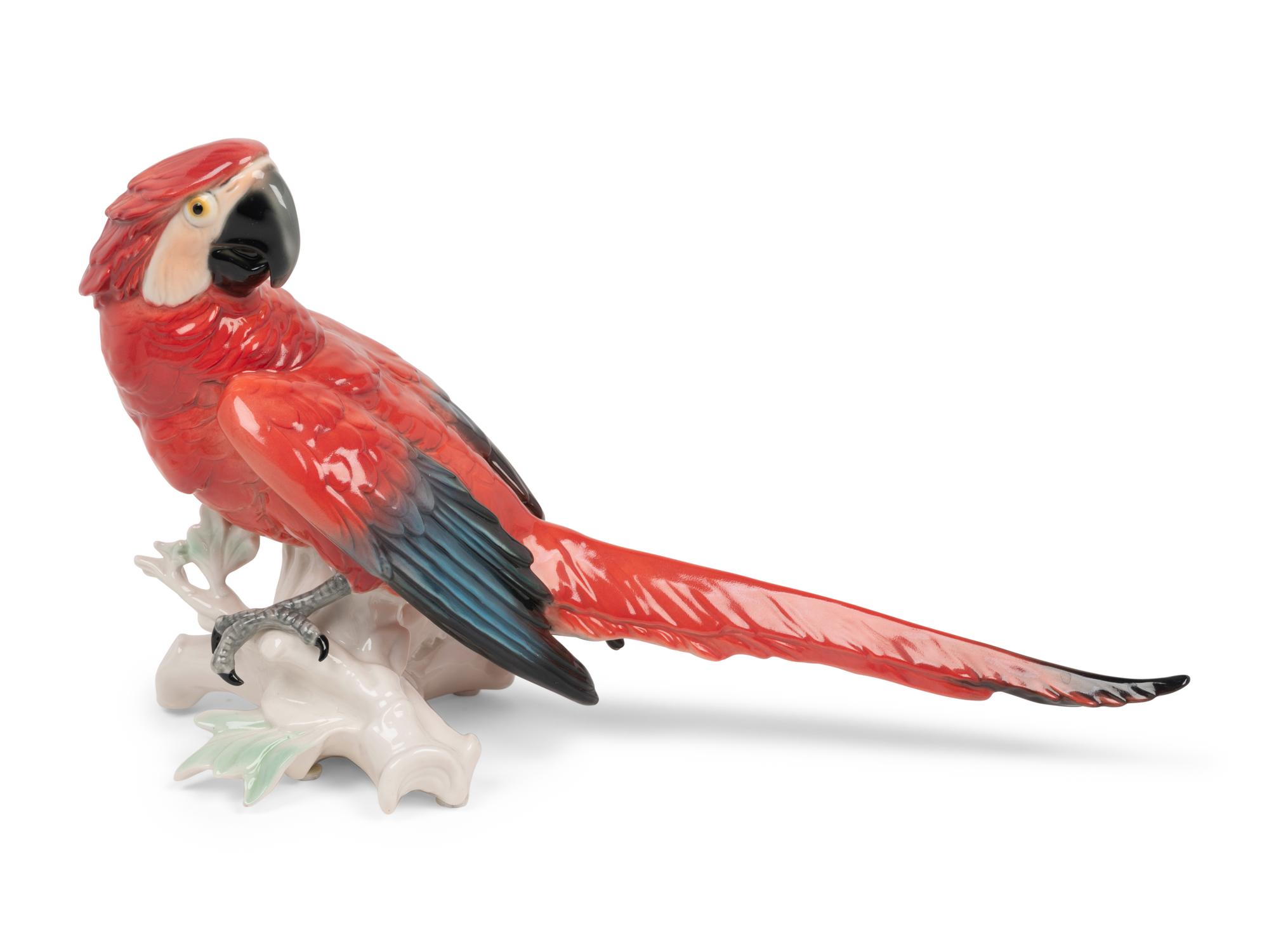 A Group of Seven Karl Ens Porcelain Birds