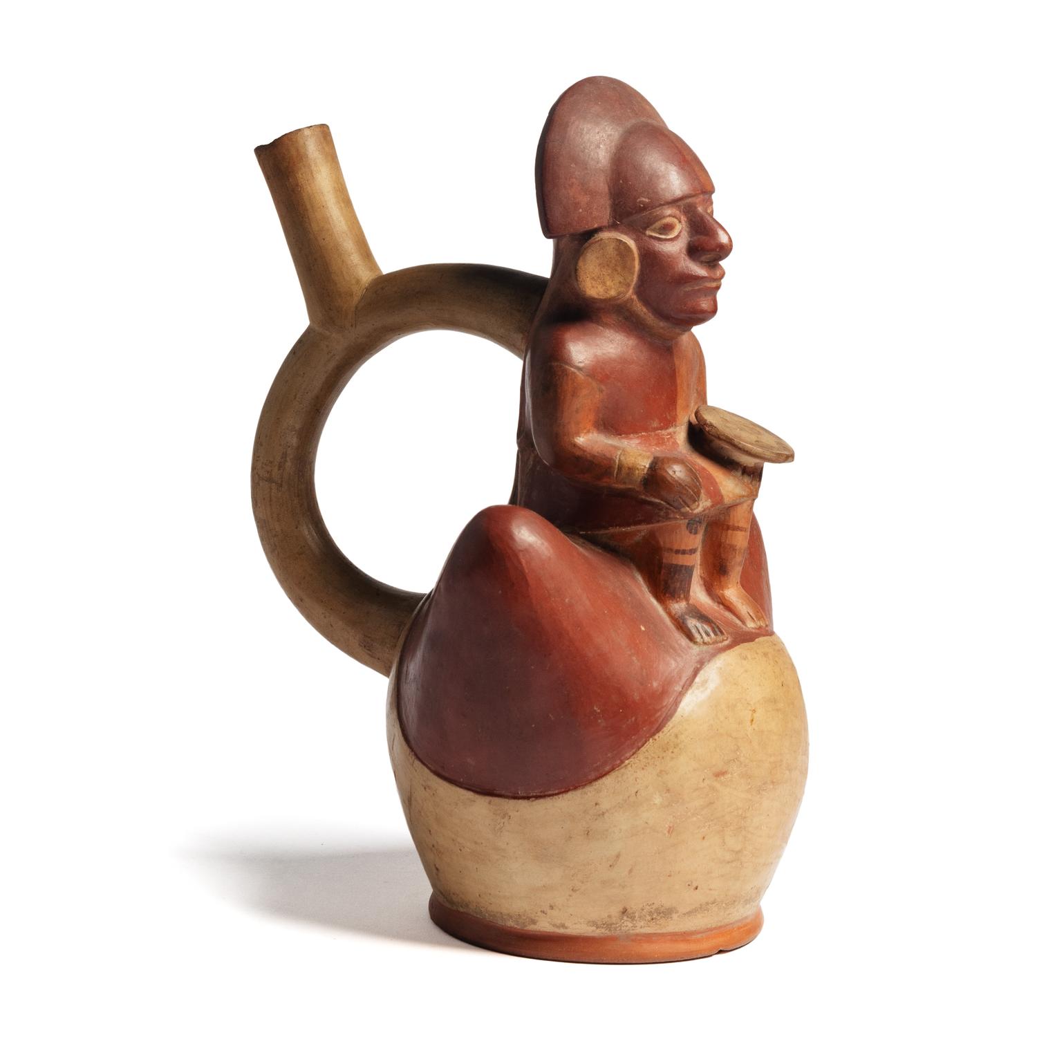 A Moche Shaman Vessel