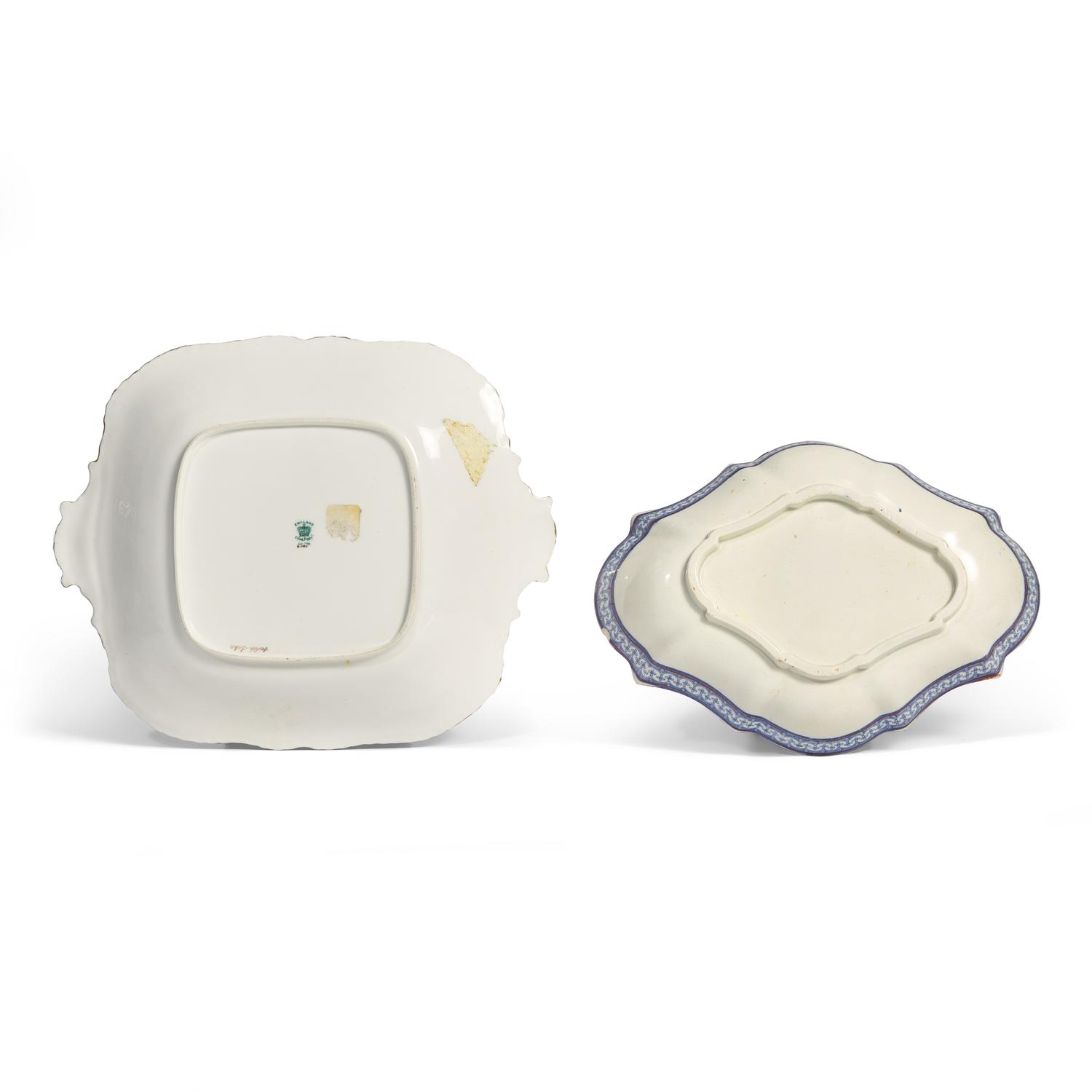 Two English Porcelain Tablewares