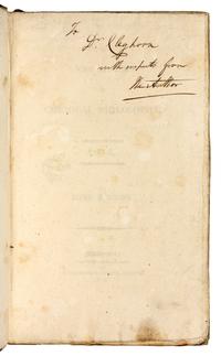 DALTON, John (1766-1844). A New System of Chemical Philosophy . Manchester: S. Russell for R. Bickerstaff, 1808 [part 1]; Russell and Allen for R. Bickerstaff, 1810 [part 2].