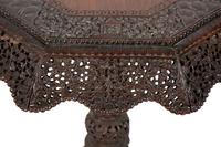 An Anglo-Indian Pierced and Carved Pedestal Table — LATE 19TH/EARLY 20TH CENTURY