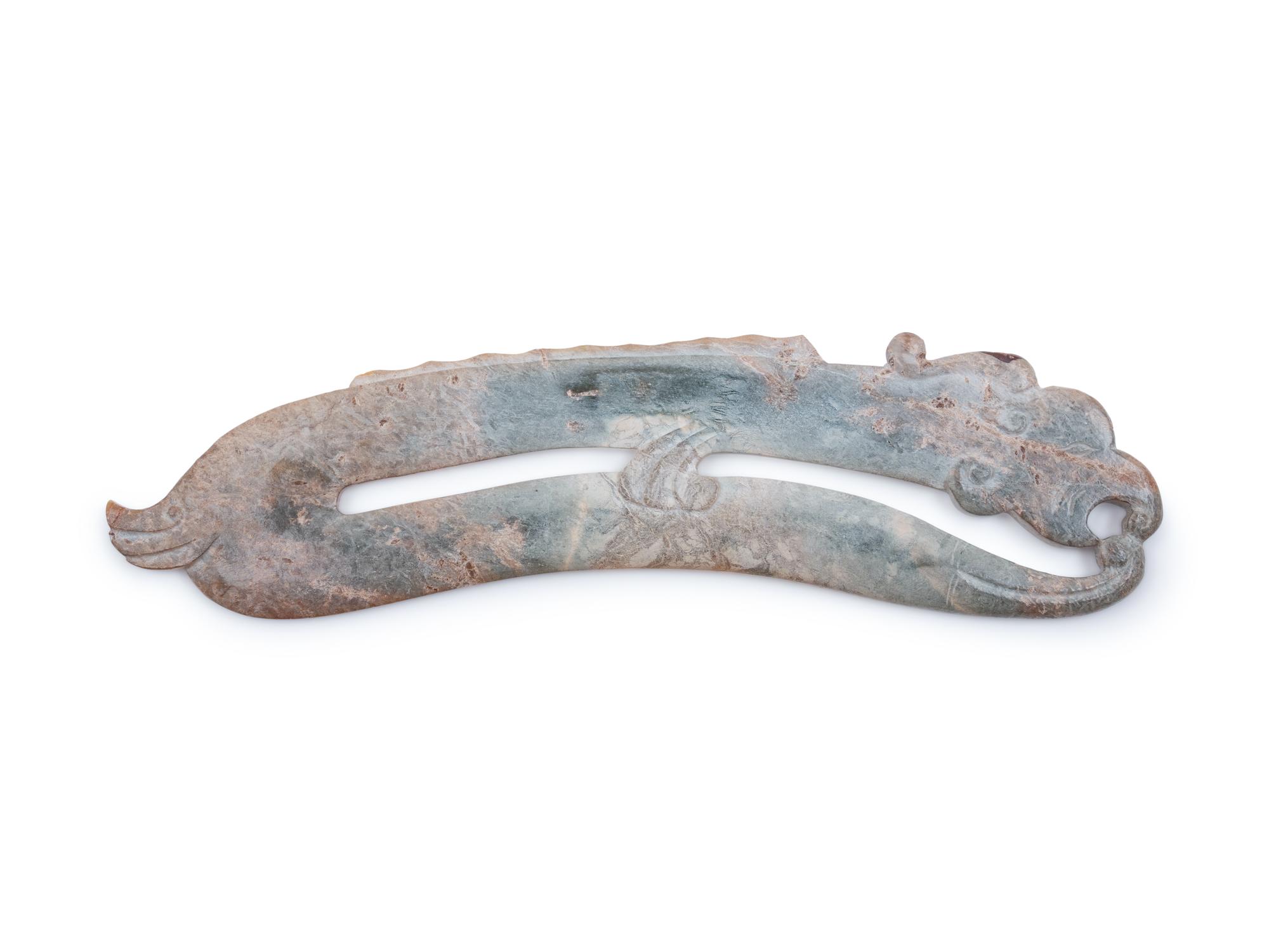 Two Chinese Archaistic Jade Carvings