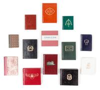 [MINIATURE BOOKS]. A group of 13 works published Chicago, Illinois by the Black Cat Press, comprising: