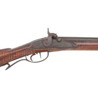 Iron Mounted Full Stock Percussion "Po Boy" Rifle with Moore & Baker Lock