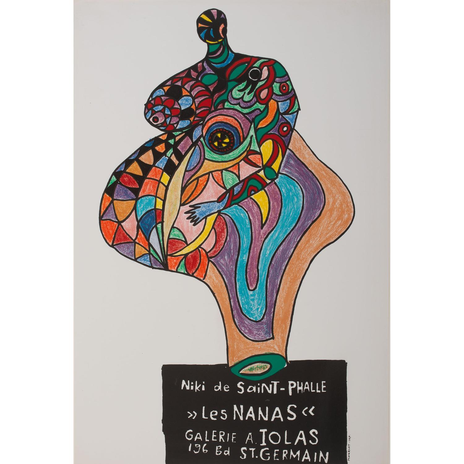 A Niki De Saint-Phalle Poster for Galerie A Iolas, 1965