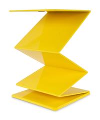 A Contemporary Yellow Zig Zag Table — 20TH CENTURY