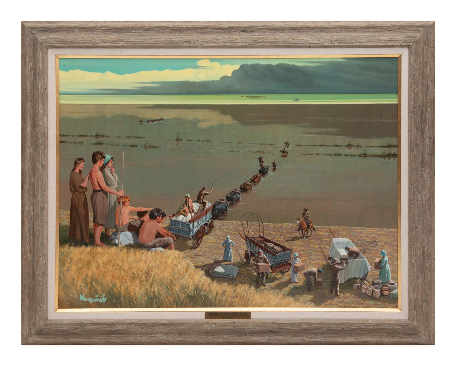 Fording the South Platte River