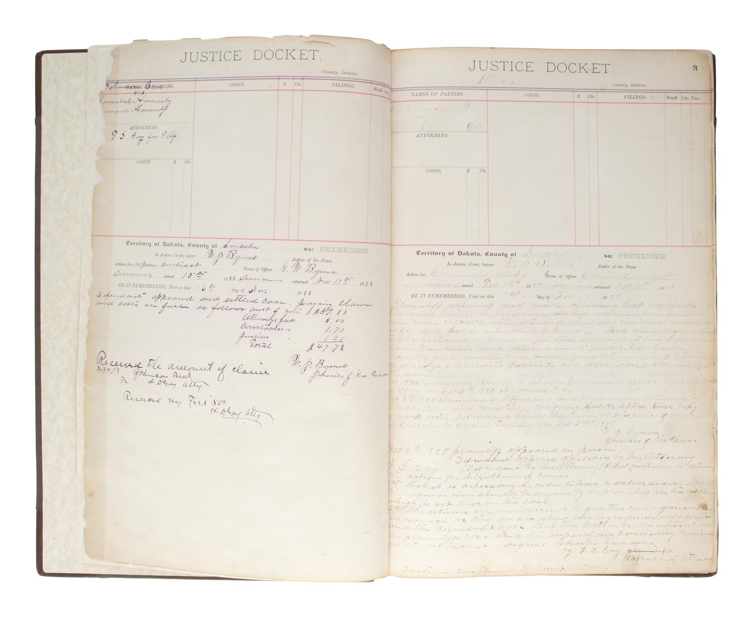 [NORTH DAKOTA-MINNESOTA]. 19th and early 20th-century diaries & ledgers regarding Upper Midwest.