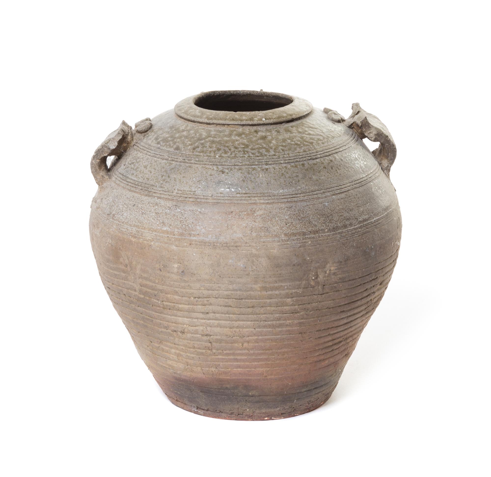 A Yueyao Celadon Glazed Pottery Jar — WESTERN JIN DYNASTY