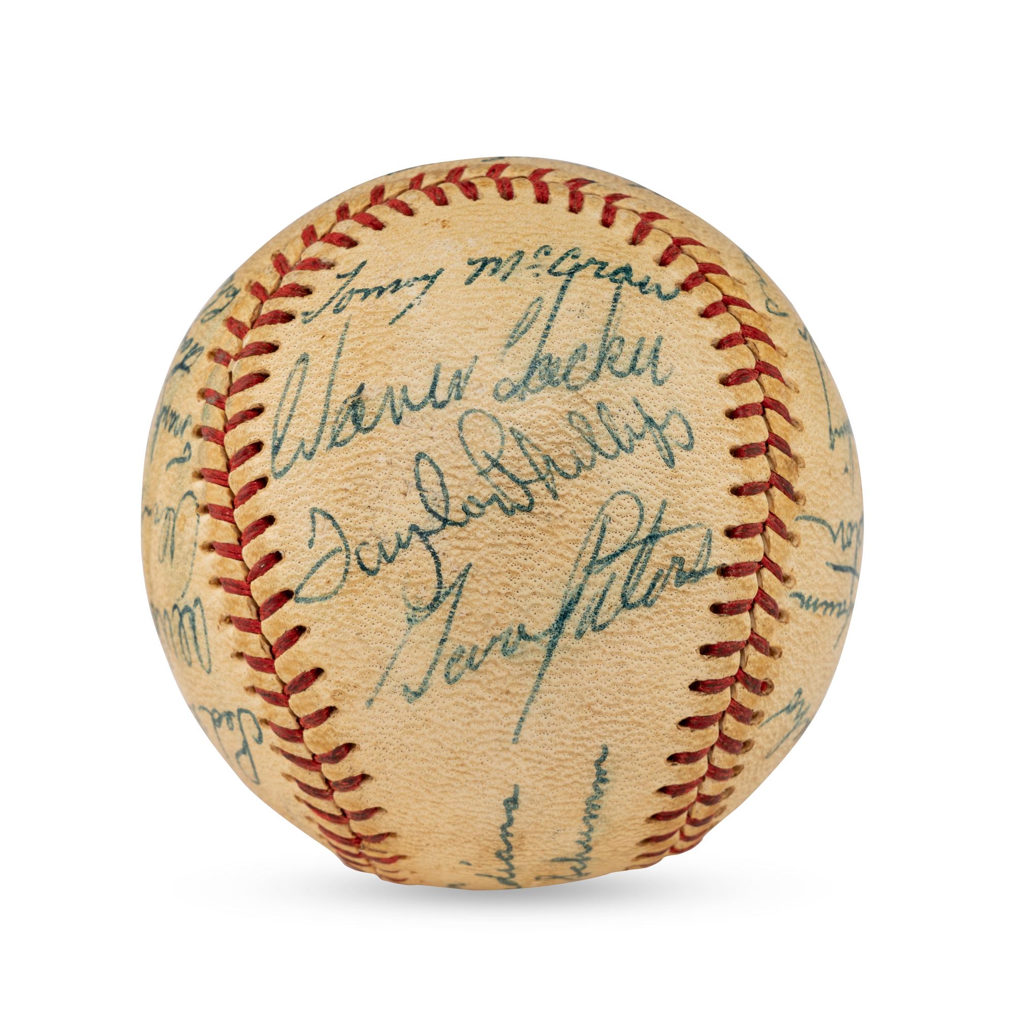 A 1962 Indianapolis Indians Team Signed Autograph Baseball