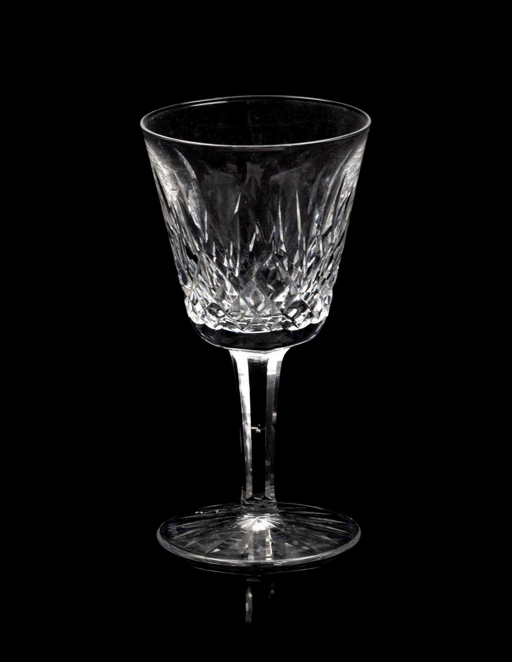 A Waterford Lismore Stemware Service