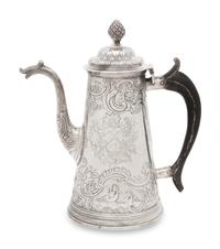 An Irish George I Silver Coffee Pot