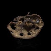 A patinated bronze figure of an immortal 仙人銅造像 17th/18th century ???????