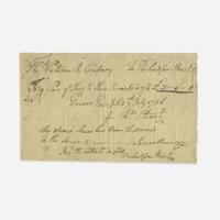 [Presidential] Washington, George Group of 2 Documents Relating to The Potomack Company