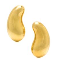 A Pair of 18 Karat Yellow Gold "Tear Drop" Earclips, Elsa Peretti for Tiffany & Co., 11.50 dwts.
