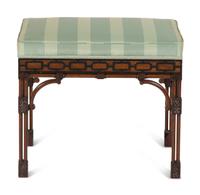 A Regency Style Mahogany Stool