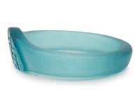 Teal Glass Bangle Bracelet