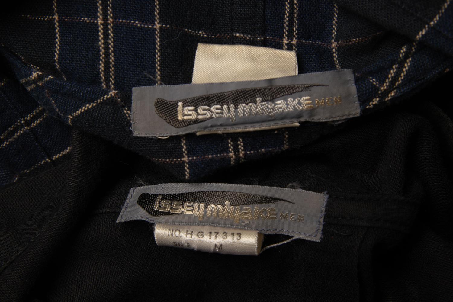 Two Men's Shirts by Issey Miyake, 1980s