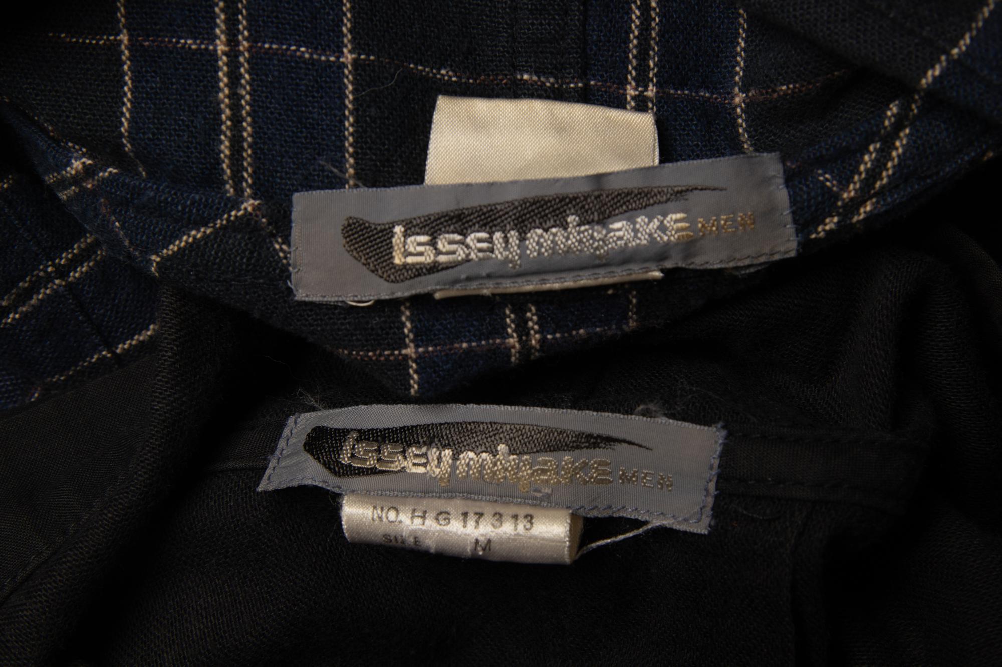 Two Men's Shirts by Issey Miyake, 1980s