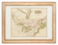 A Hand-Colored Engraving of a Map of Canada and Nova Scotia