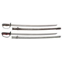 Lot of Two Japanese Type 32 Ko Cavalry Sabers