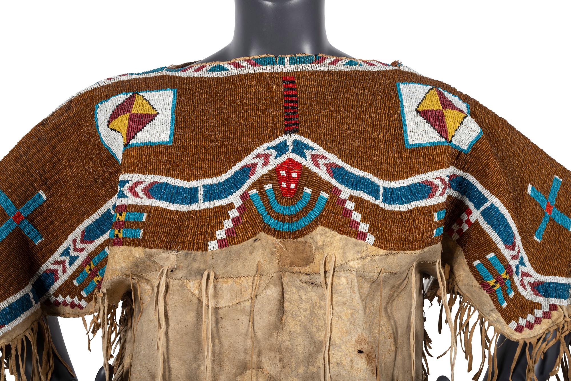 Sioux Beaded Hide Dress