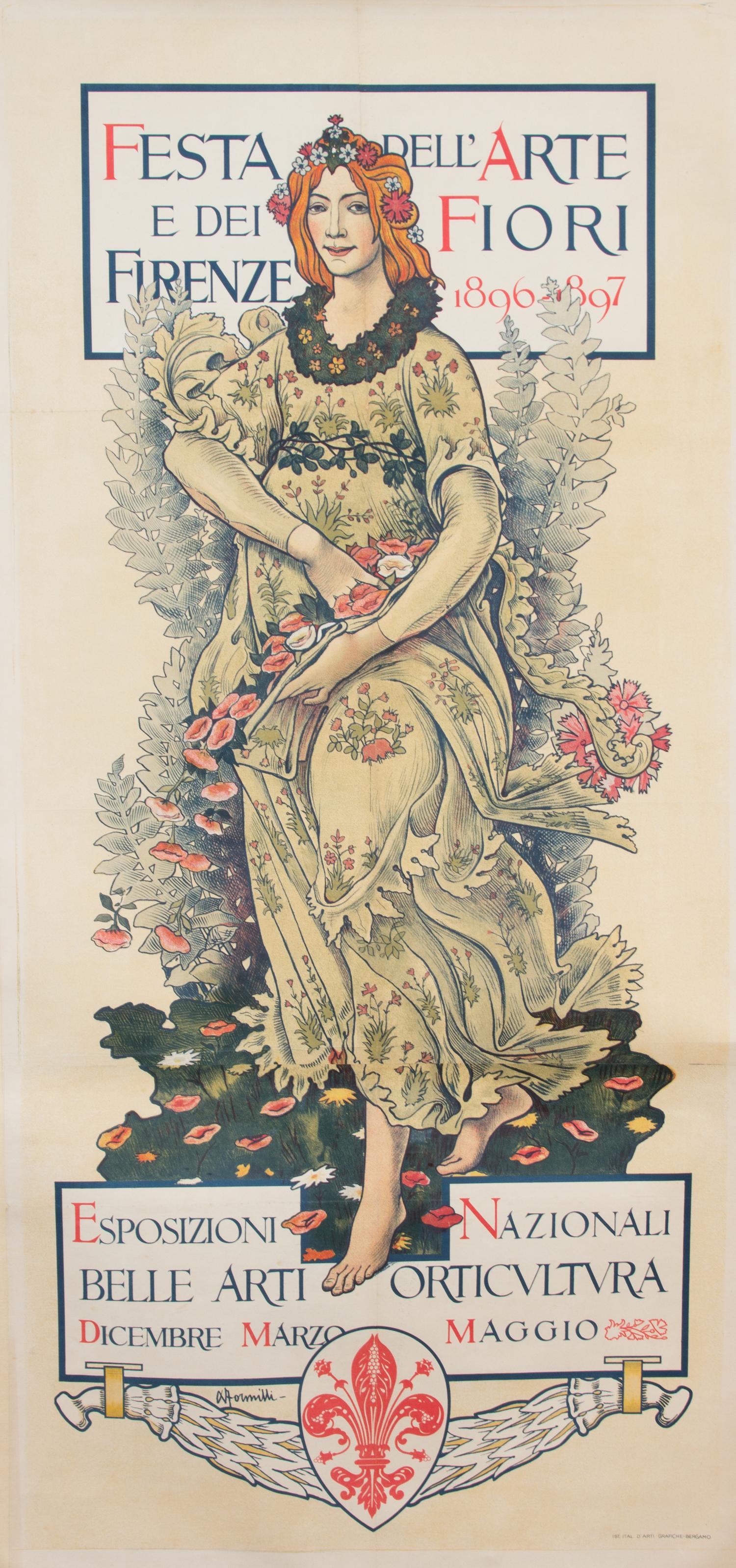 Three Art-Nouveau Posters Largest: 52 x 35 inches. — LATE 19TH CENTURY/EARLY 20TH CENTURY