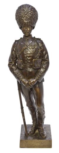 A French Bronze Figure, George Edward Wade (British, 1853-1933), Height overall 17 1/4 inches.