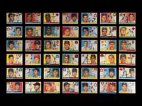 A Group of 140 1955 and 1956 Topps Baseball Cards Including Multiple Hall of Famers and High Numbers,