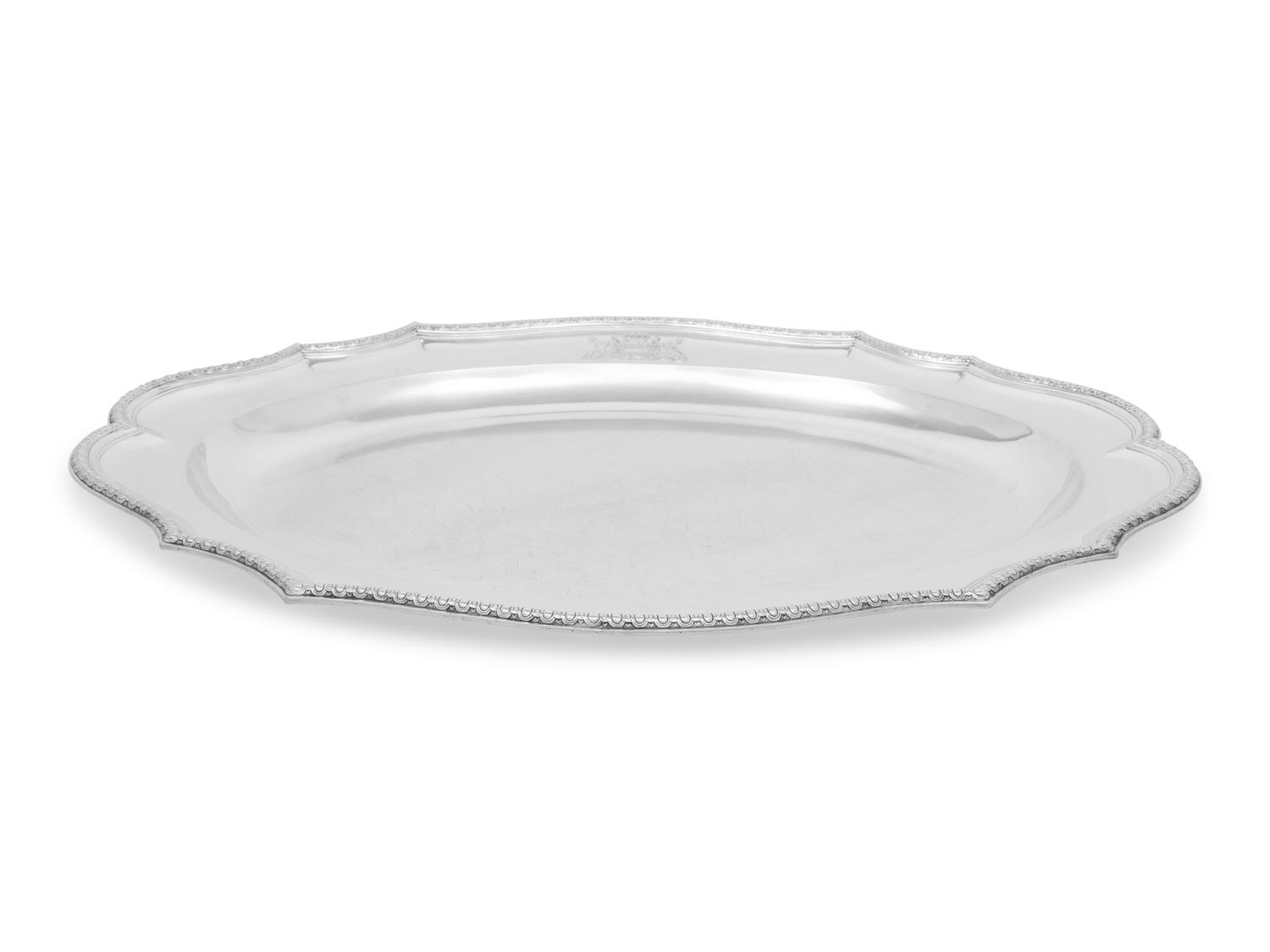 A George III Silver Meat Platter