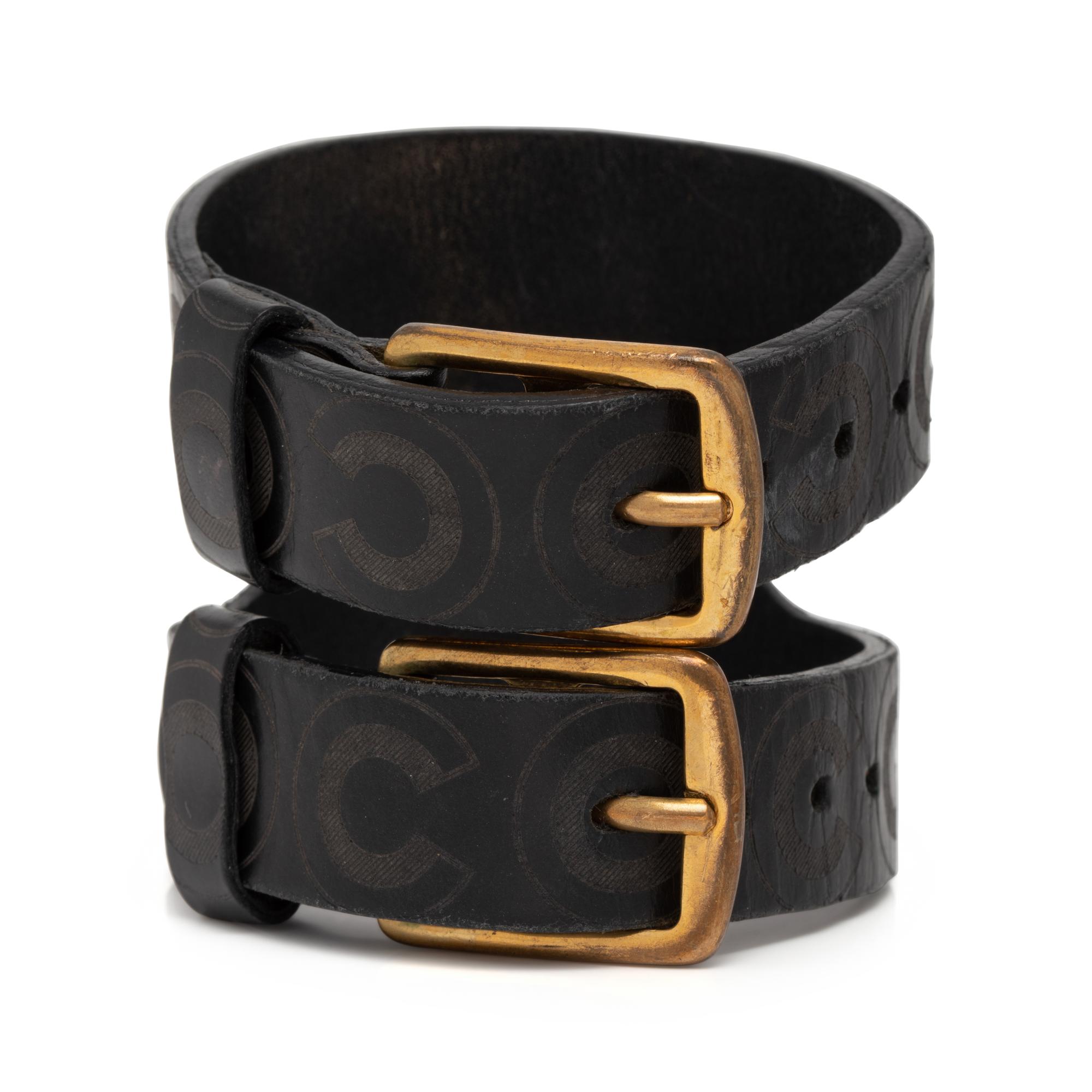 Chanel Leather Bracelet, Fall 2001