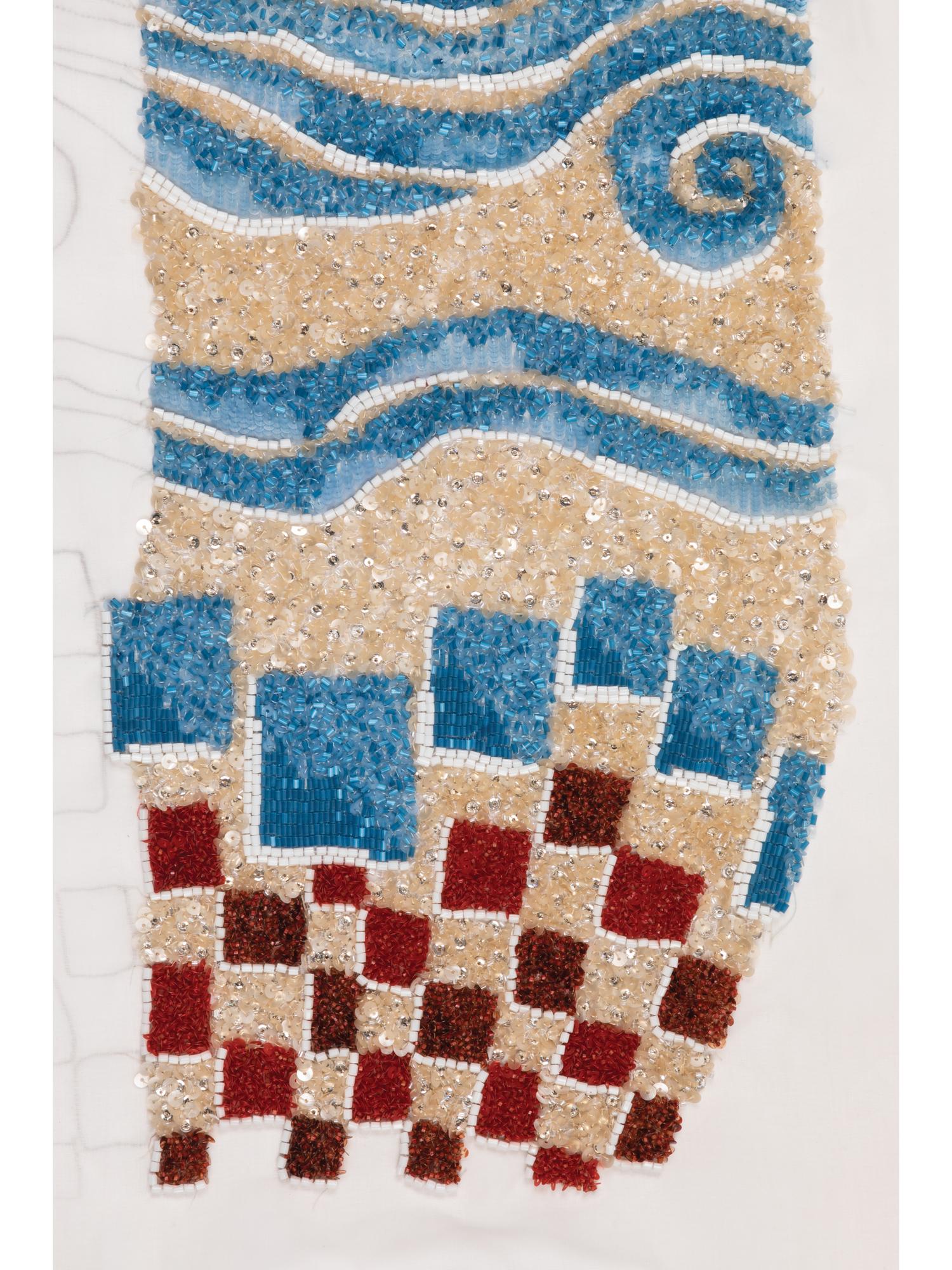 House of Lesage Embroidery Sample From the Geoffrey Beene Archive, 1960-80s