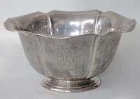 Sterling silver bowl reed and barton, taunton, ma, 20th century