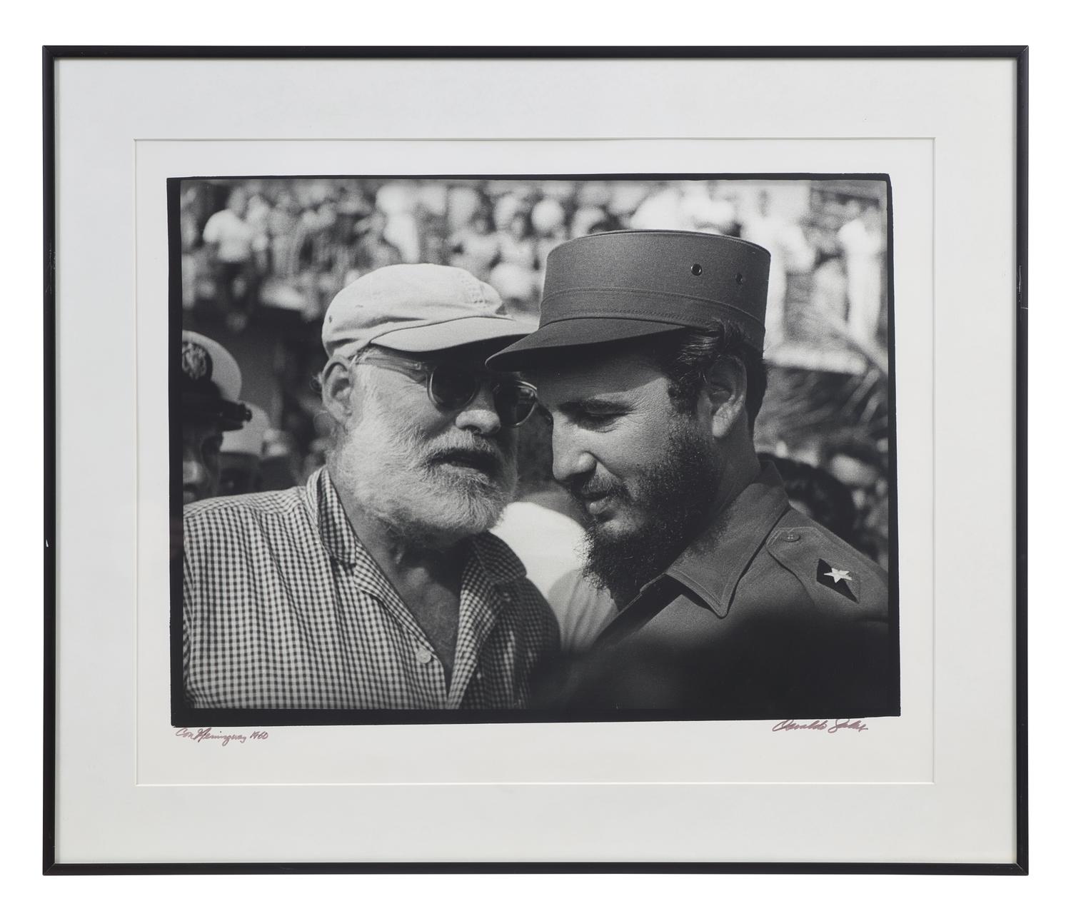 Con Hemingway (Fidel Castro with Ernest Hemingway), 1960