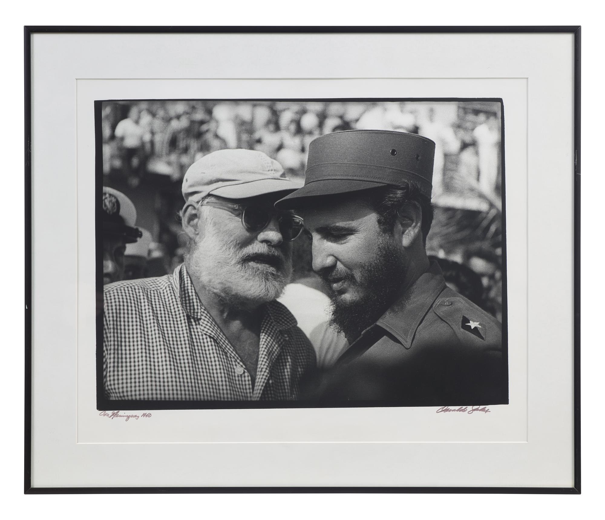 Con Hemingway (Fidel Castro with Ernest Hemingway), 1960
