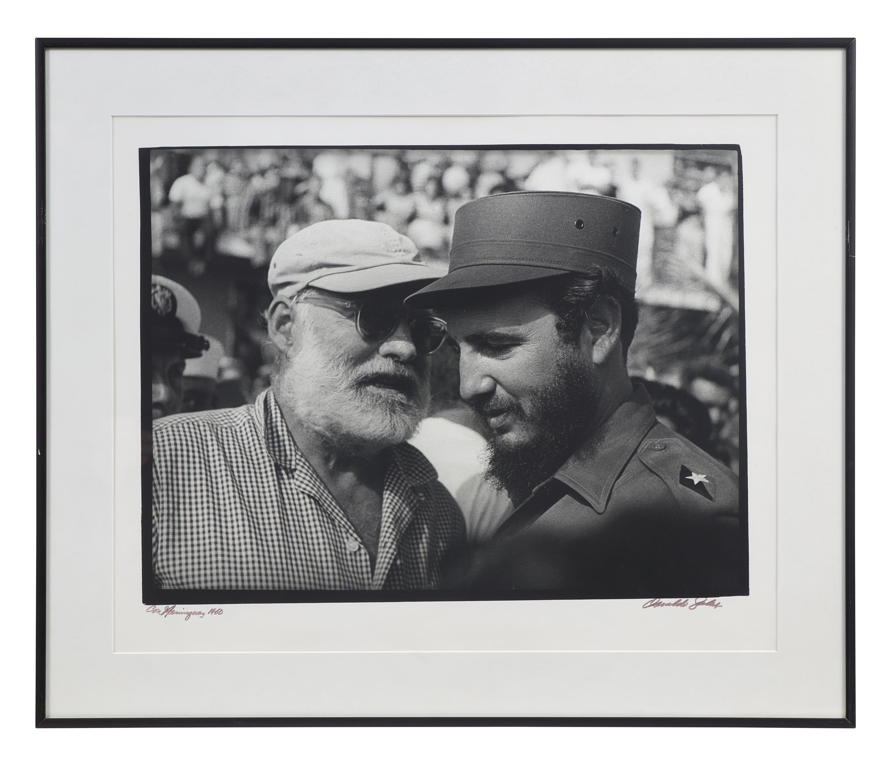 Con Hemingway (Fidel Castro with Ernest Hemingway), 1960