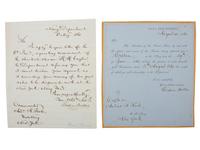 [CIVIL WAR - NAVY]. WELLES, Gideon (1802-1878). 4 letters and documents signed ("Gideon Welles"), as Secretary of the Navy, to Andrew H. Foote (1806-1863), regarding Foote's commands. [Washington, D.C.], Navy Department, 1861-1862.