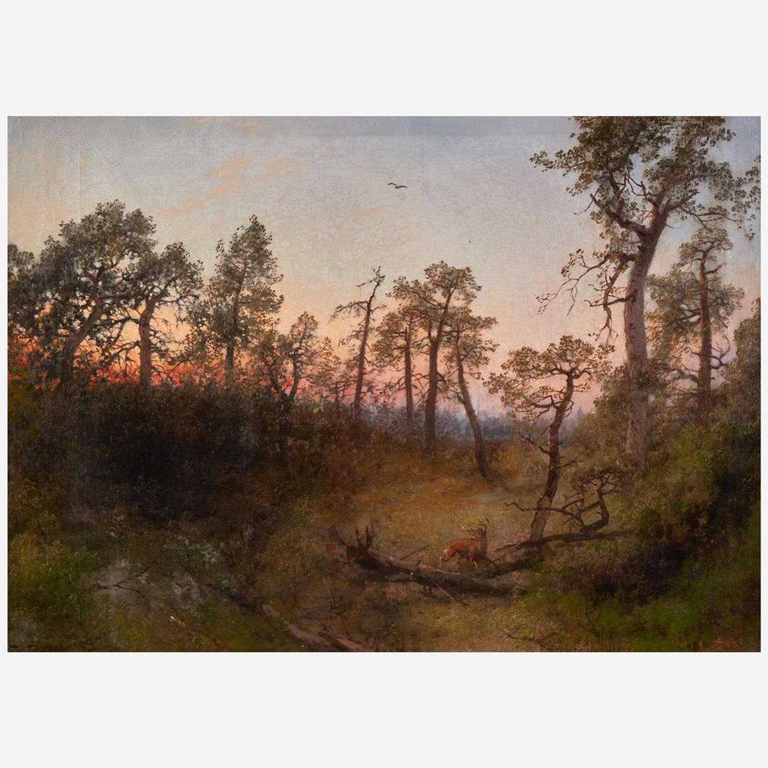 Hermann Herzog (American/German, 1832–1932) Near the Outlet of the Waccasassa River, Florida