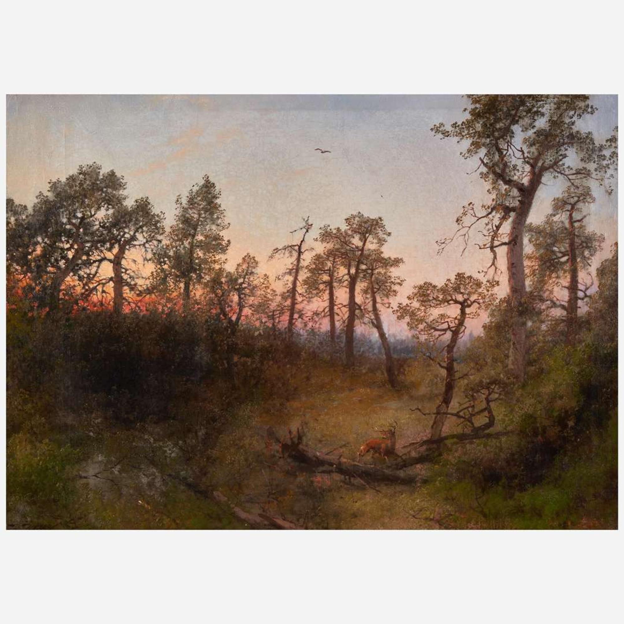 Hermann Herzog (American/German, 1832–1932) Near the Outlet of the Waccasassa River, Florida